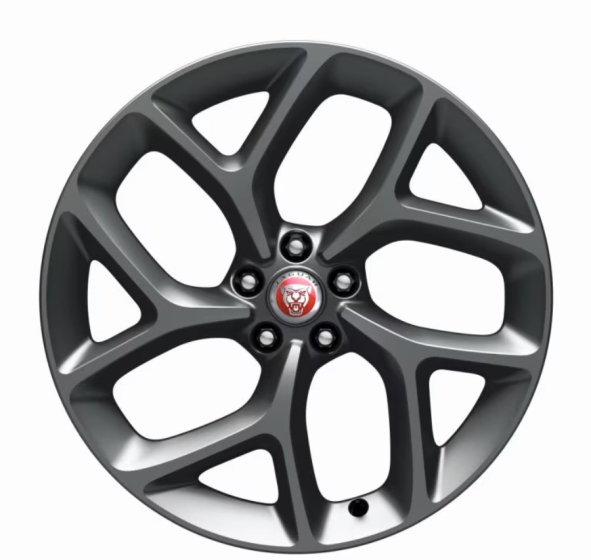 Alloy Wheel - 20" Style 1014, 10 spoke, Satin Grey Diamond Turned finish, Rear