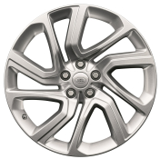 Alloy Wheel - 21" Style 5085, 5 split-spoke, Silver