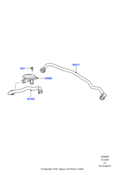 4585549 - Land Rover Tube - Breather