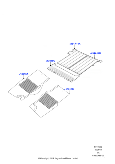 391601 - Land Rover Mat - Loading Compartment