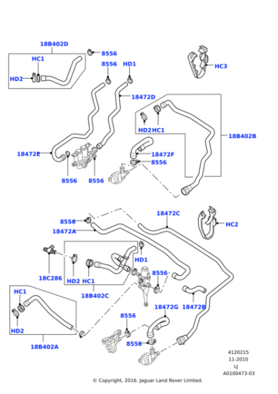 9952113 - Land Rover Clamp
