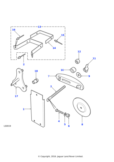 MXC5477 - Land Rover Clamp