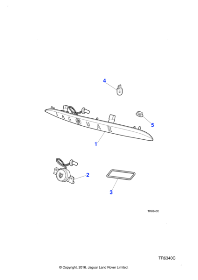 XR836382 - Jaguar Trunk release switch