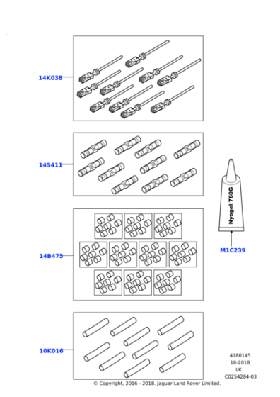 418839 - Land Rover PRE-TERMINATED LEAD