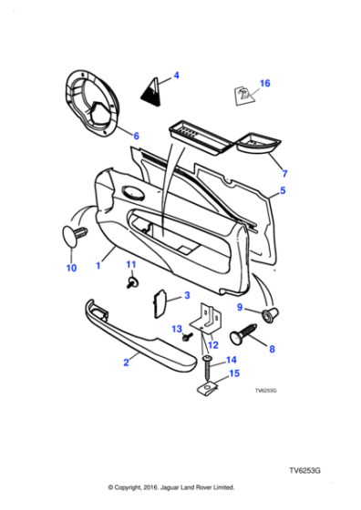 FS106101J - Jaguar Arrow head clip