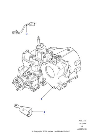 IAB500104 - Land Rover Transfer Box