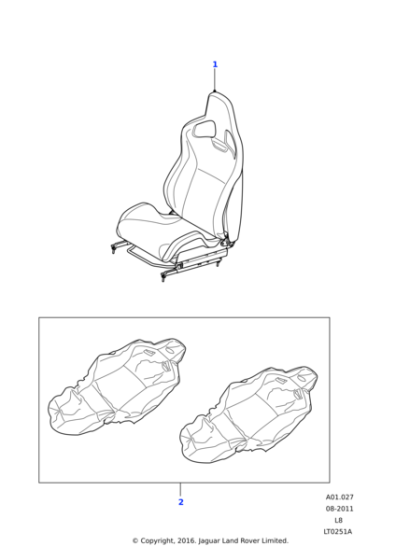 Recaro Front Seat Kit - Right Side