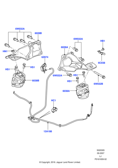1418998 - Land Rover Bracket - Engine Support