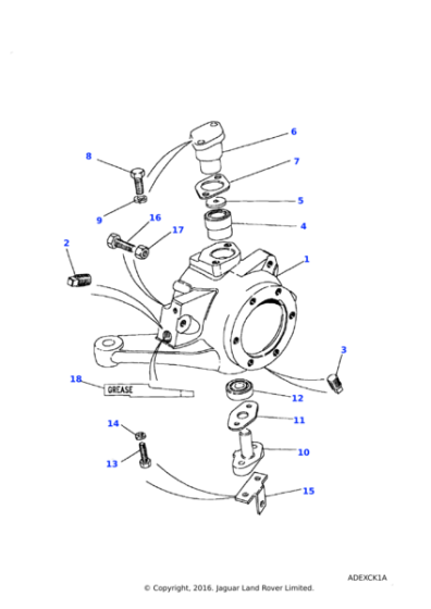 606666 - Land Rover Bearing-taper roller