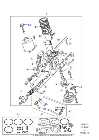 WZX1505 - Land Rover Kit-gasket