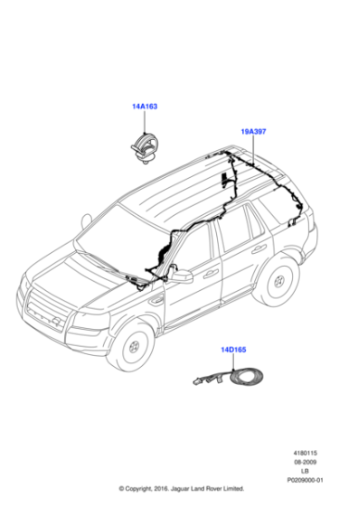 LR031972 - Land Rover Cable