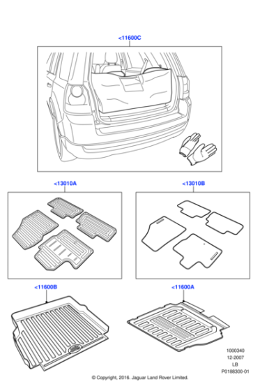 VPLFS0005 - Land Rover Liner - Load Compartment