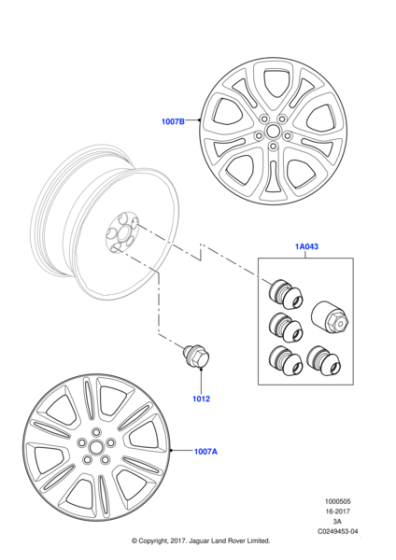 VPLCW0141 - Land Rover Nut - Wheel