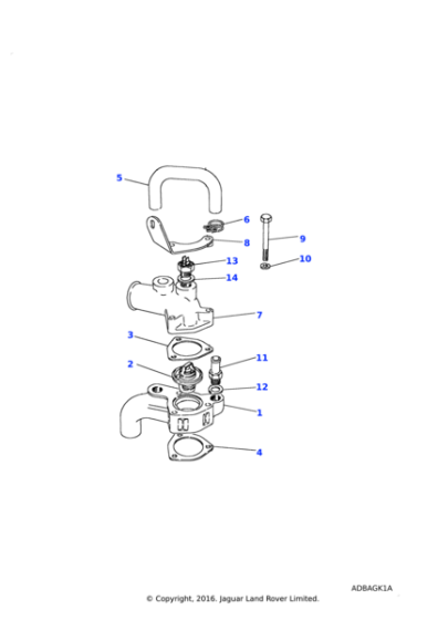 ETC4761 - Land Rover Thermostat-engine