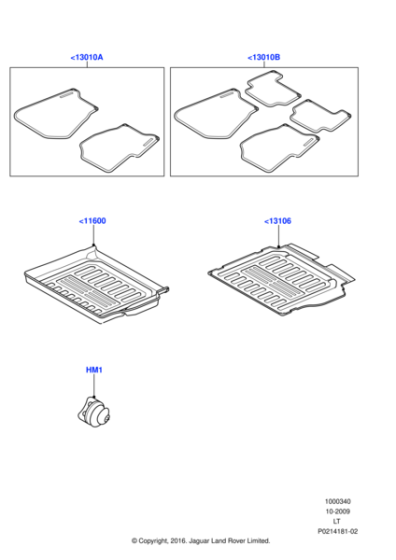 VPLSS0105 - Land Rover Kit - Floor Contour Mat