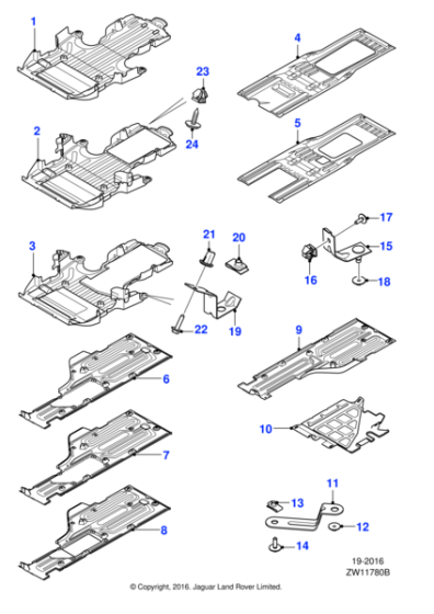 C2Z17708 - Jaguar Undertray