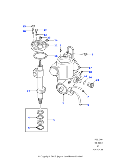 608068 - Land Rover Washer