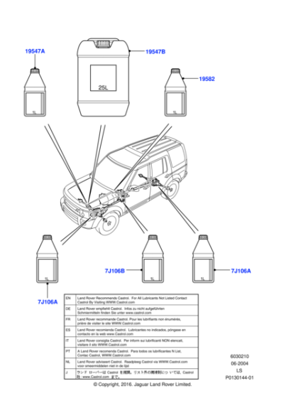 TYK500030 - Land Rover Fluid - Transmission