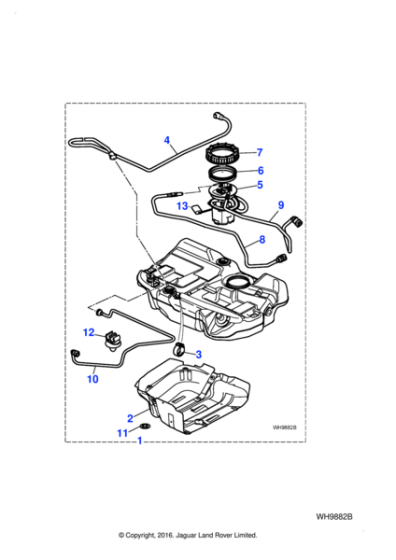 C2S52814 - Jaguar Sender and pump assembly