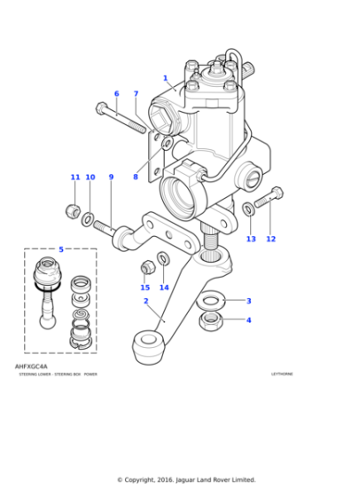 QFW000020 - Land Rover Lever-drop arm steering
