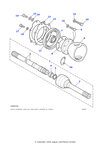 FTC3646 - Land Rover Gasket-swivel pin bearing housing to axle case