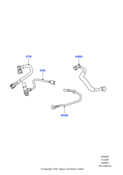 4640605 - Land Rover Tubes And Connector