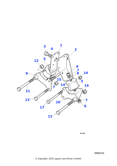 WL600061 - Jaguar Lock washer