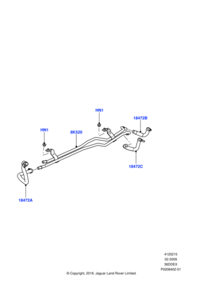 CYH10001 - Land Rover Nut-plastic