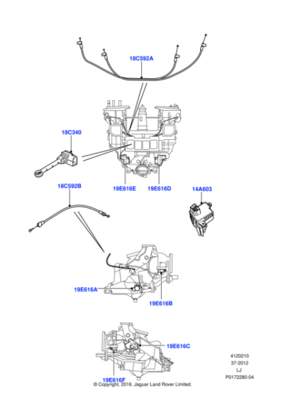 JGO000021 - Land Rover Switch - Heater Blower