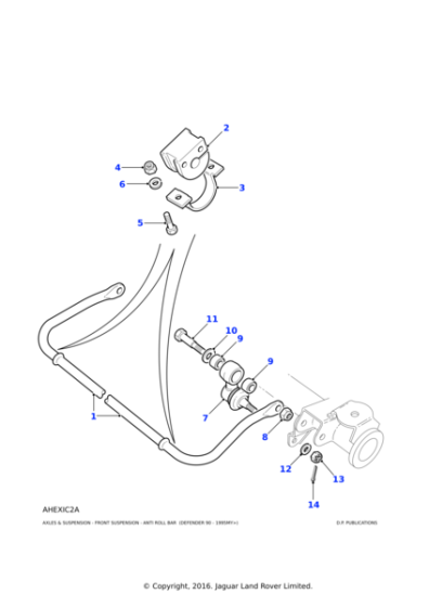 NTC1888 - Land Rover Joint-ball-lower arm front/rear suspension
