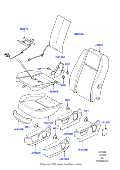 YDB500440 - Land Rover Sensor