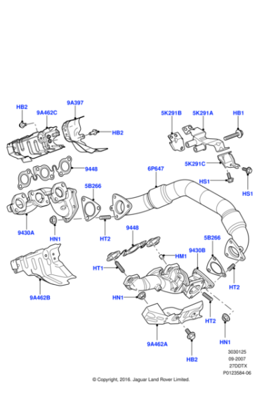 1334641 - Land Rover Manifold - Exhaust