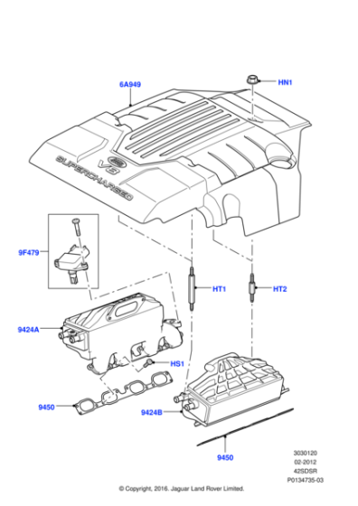 LBH500062 - Land Rover Cover
