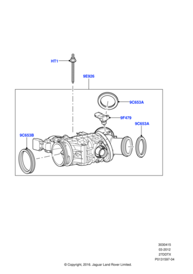LR007124 - Land Rover Throttle Body And Motor