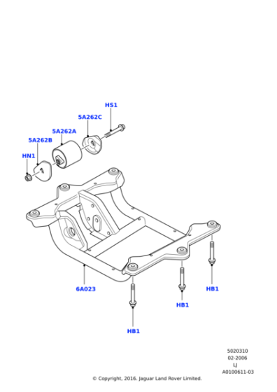 KQB000040 - Land Rover Insulator - Rubber