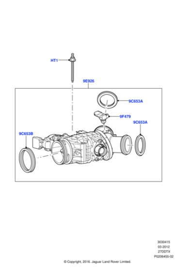 LR078820 - Land Rover Throttle Body And Motor