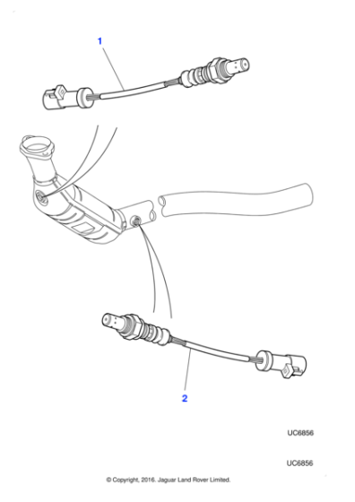 XR86938 - Jaguar Heated oxygen sensor