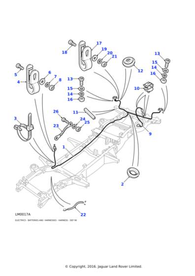 AAU3686 - Land Rover Tie-cable