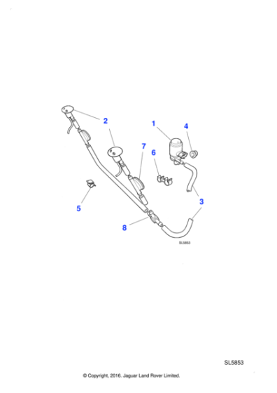 LNA7031CA - Jaguar Screenwash pump