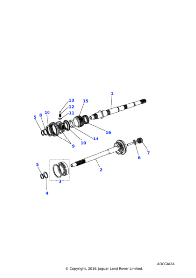6397 - Land Rover Bearing-needle roller