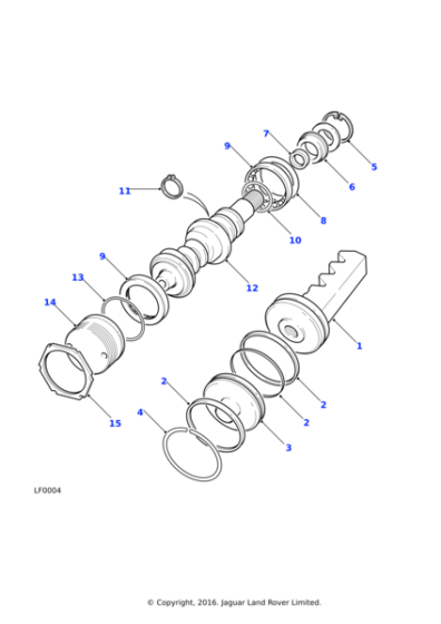 606542 - Land Rover Piston power assisted steering