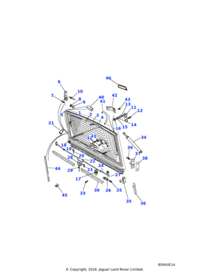391482 - Land Rover Seal-tailgate