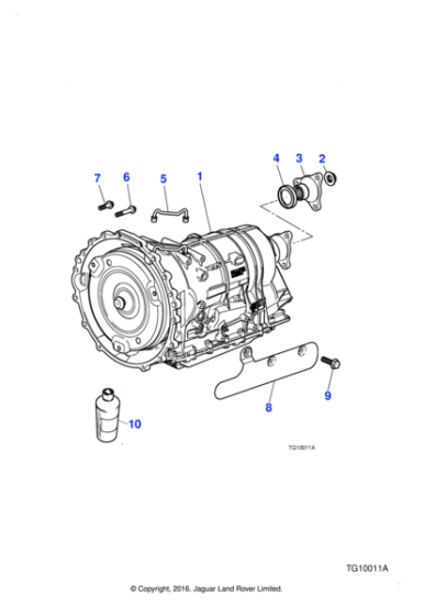 XR81900 - Jaguar Flange bolt