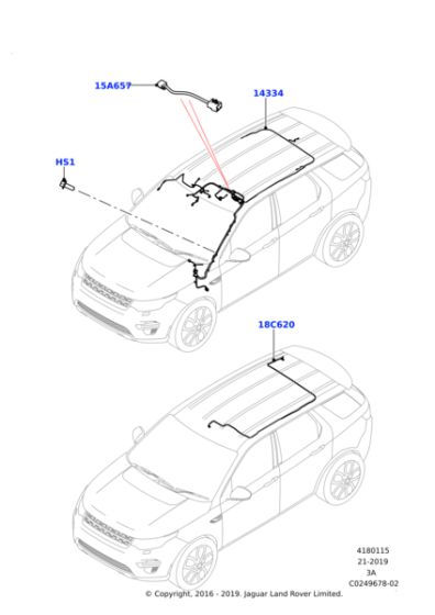 LR134439 - Land Rover Wire