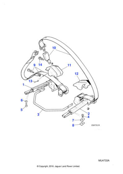 RA608255J - Jaguar Pop rivet