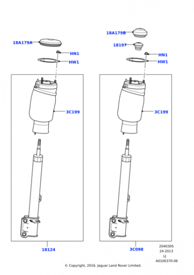 RNB501520 - Land Rover Shock Absorber - Front