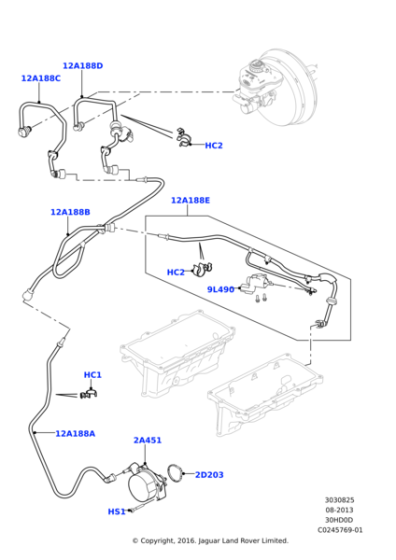 LR012685 - Land Rover Seal - Vacuum Pump