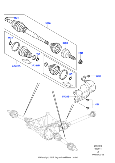 TDR000120 - Land Rover Kit - Boot