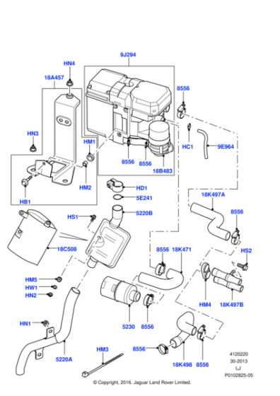 RYF000070 - Land Rover Washer