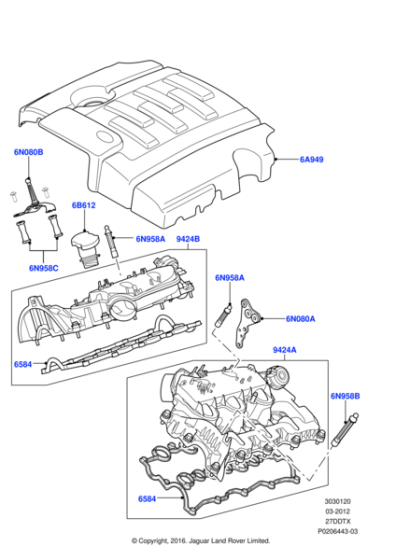 LR029132 - Land Rover Gasket